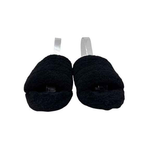 Ugg Womens Black Fluff Yeah Slide Slippers Size 8 - Picture 4 of 12